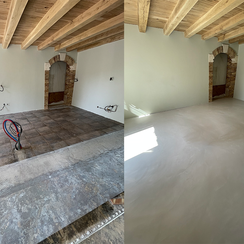 Béton ciré Vaud – réalisation 10 chantier Suisse romande