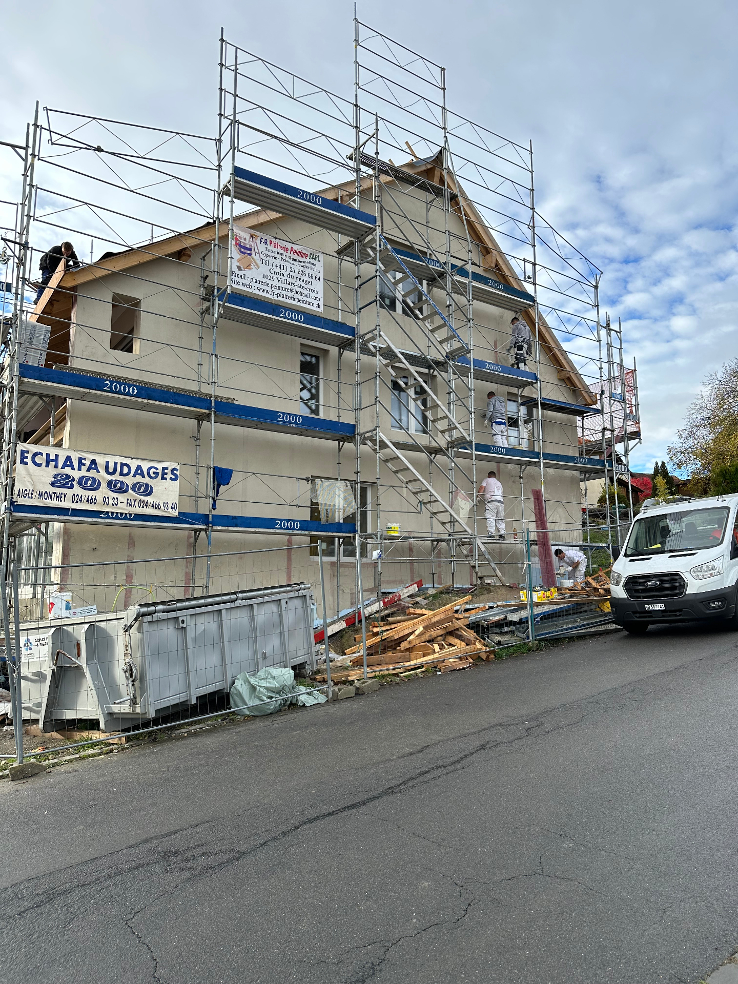 Isolation Extérieure Vaud – réalisation 4 chantier Suisse romande