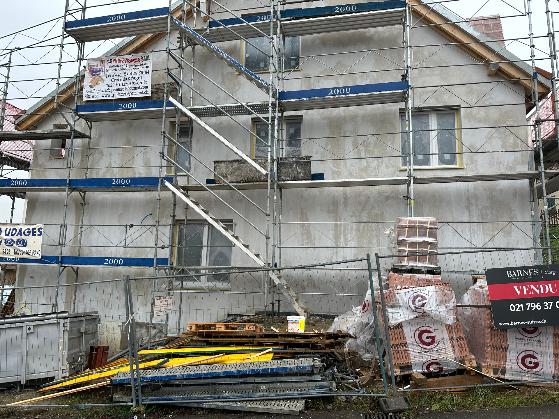 Isolation Extérieure Vaud – réalisation 5 chantier Suisse romande