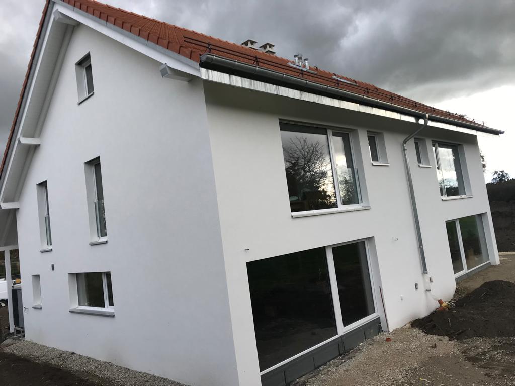 Peinture extérieure façade Vaud – réalisation 6 chantier Suisse romande