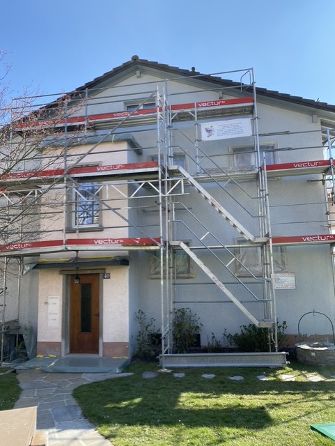 Peinture extérieure façade Vaud – réalisation 7 chantier Suisse romande