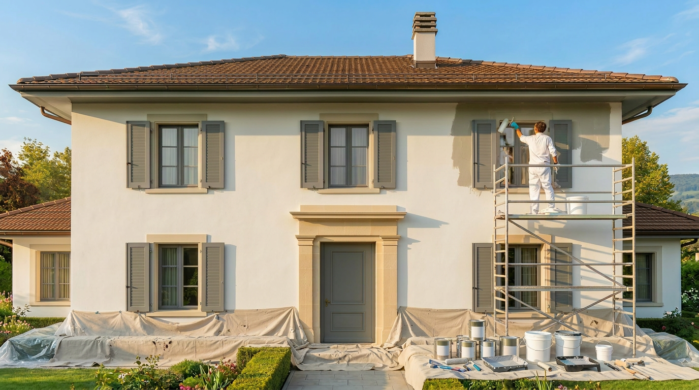 Plâtrerie peinture Vaud – rénovation intérieure haut de gamme en Suisse romande