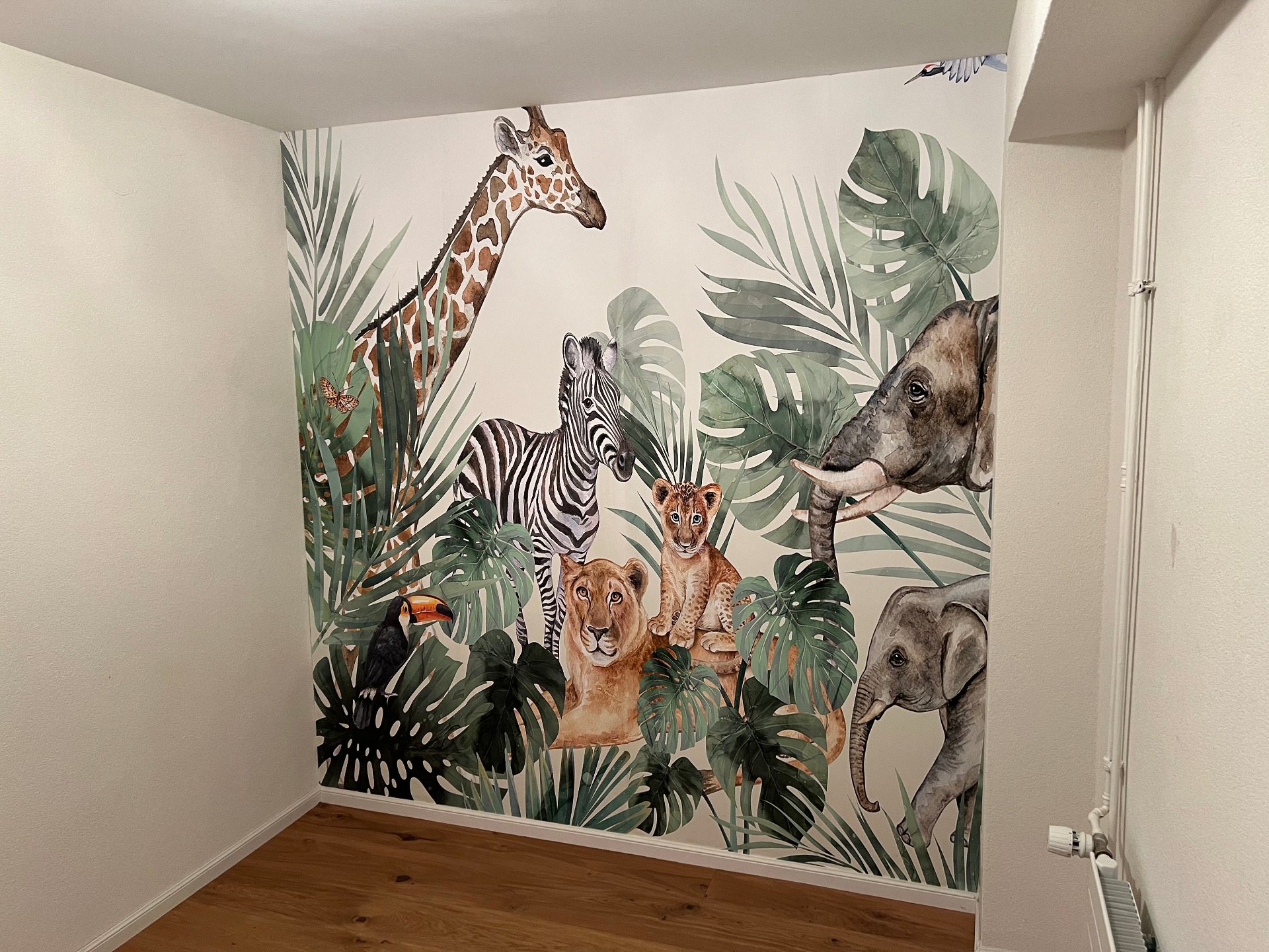 Pose papier peint Vaud – réalisation 5 chantier Suisse romande