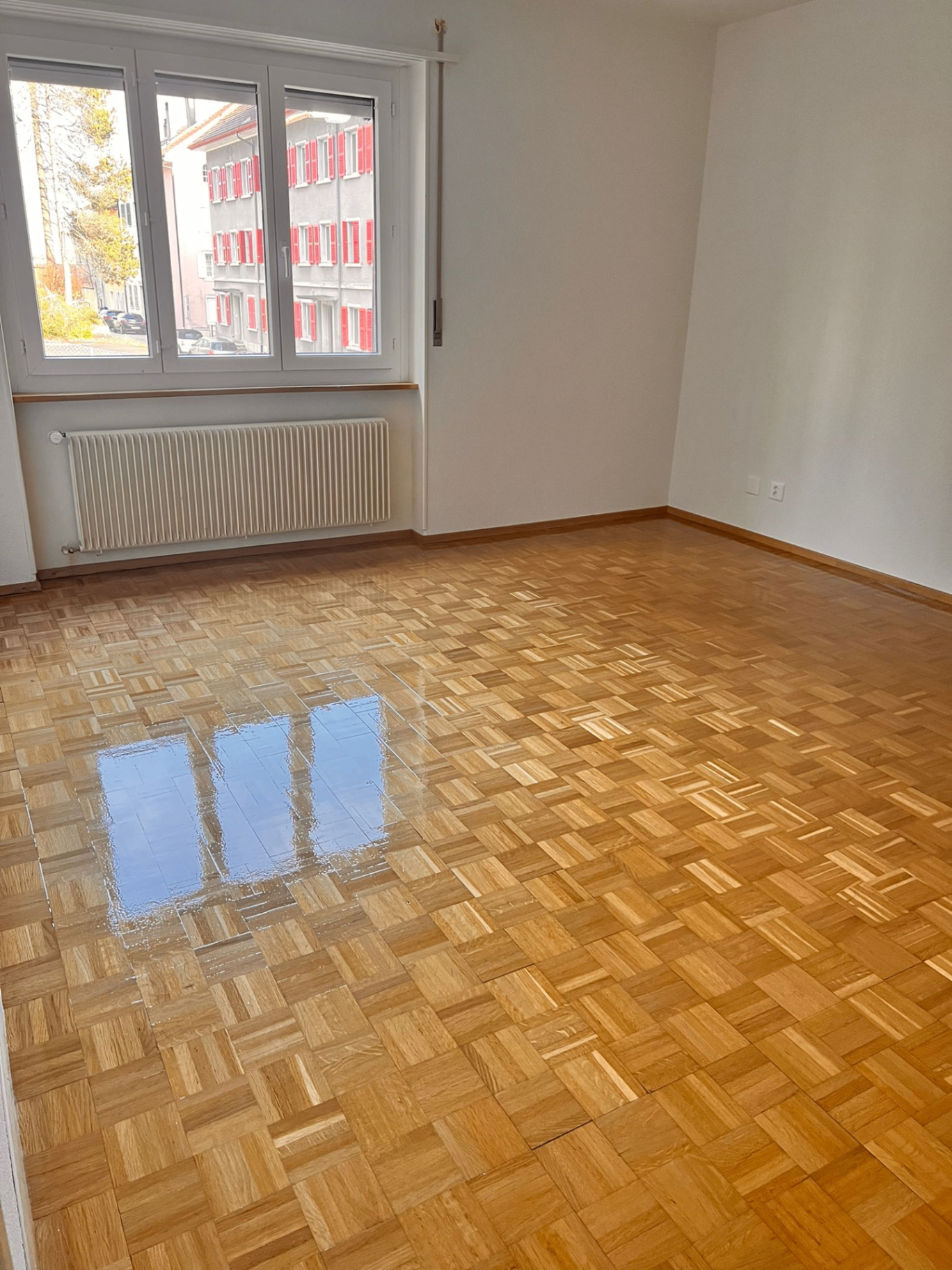 Pose parquet Vaud – réalisation 11 chantier Suisse romande