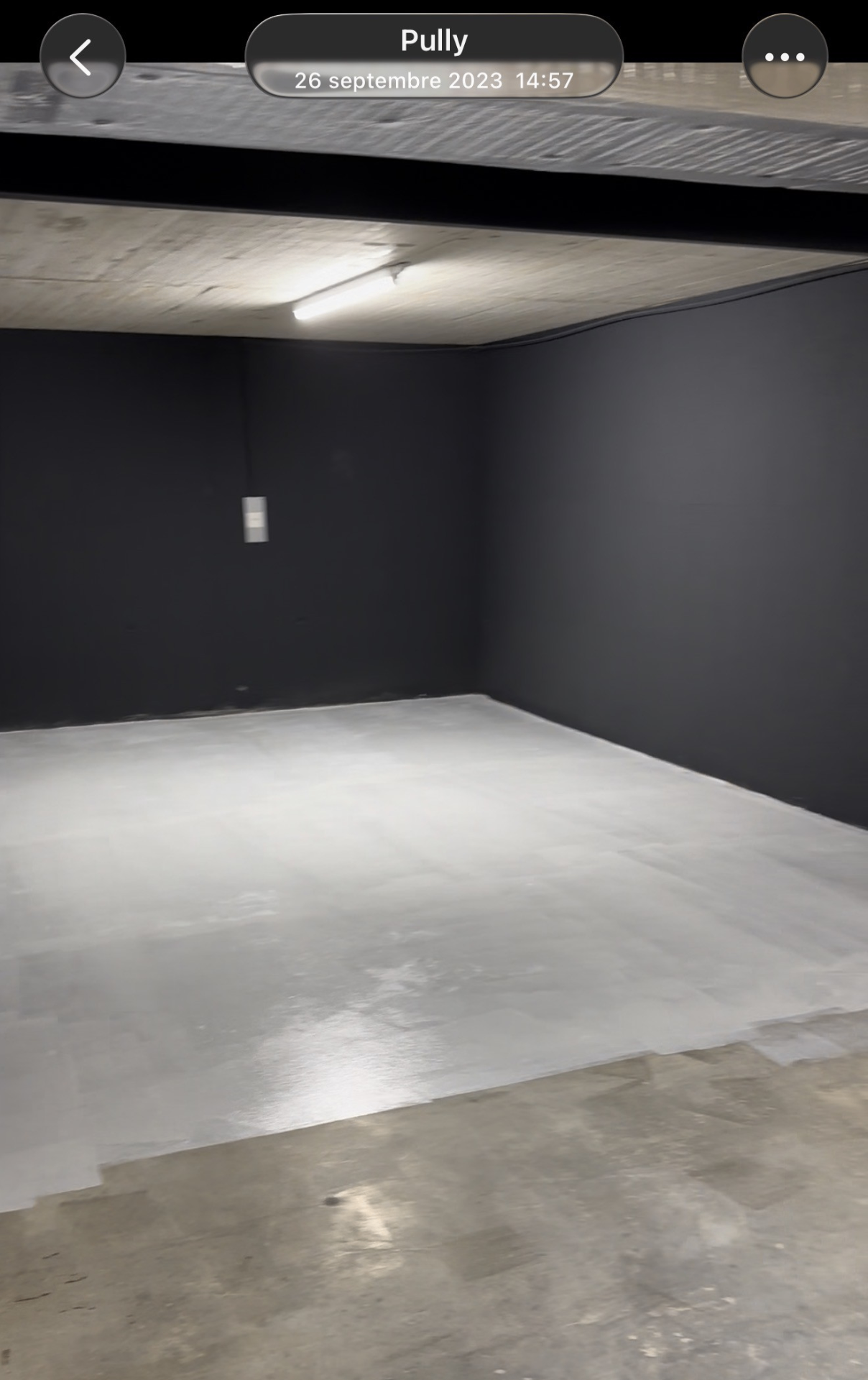 Sol résine époxy Vaud – réalisation 2 chantier